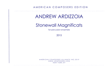 [Ardizzoia] Stonewall Magnificats
