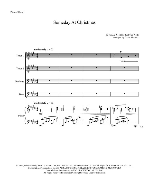 Someday At Christmas (arr. David Maddux)
