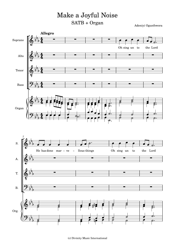 Make a Joyful Noise