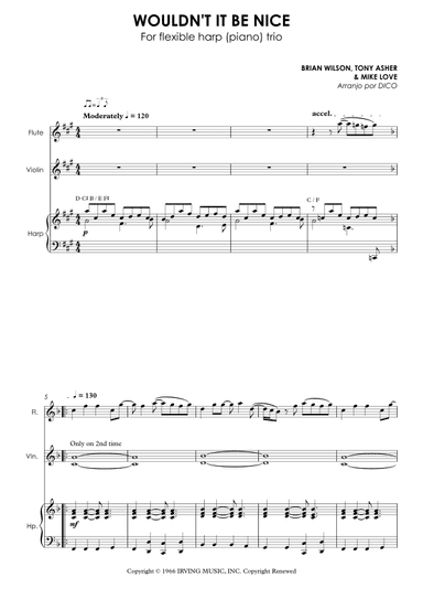 Wouldn't It Be Nice (arr. Dico)