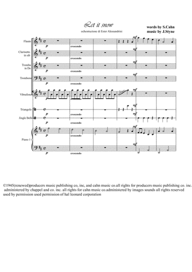 Let It Snow! Let It Snow! Let It Snow! (arr. Ester Alessandrini)
