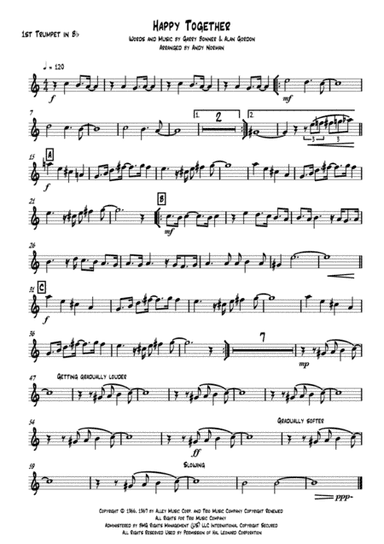 Happy Together (arr. Andy Norman)
