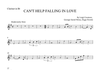 Can't Help Falling In Love (arr. Alex Nunes Rodrigues)