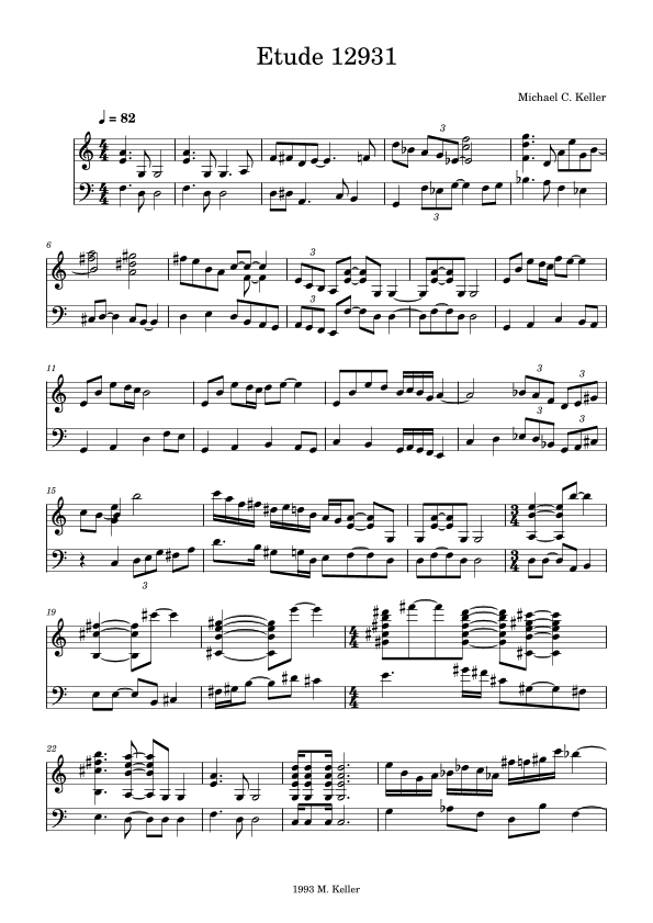Etude 12931