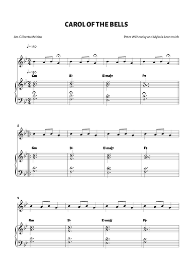 CAROL OF THE BELLS (arr. Gil Meleiro)