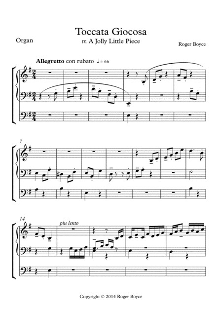 Toccata Giocosa