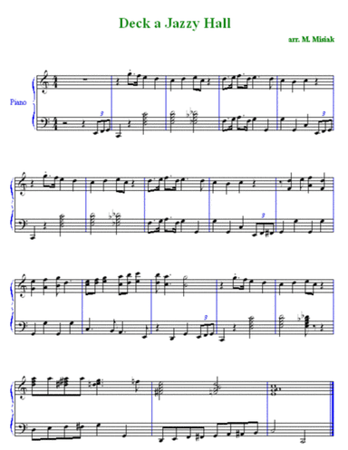 Deck the Halls (arr. Mary M. Misiak)