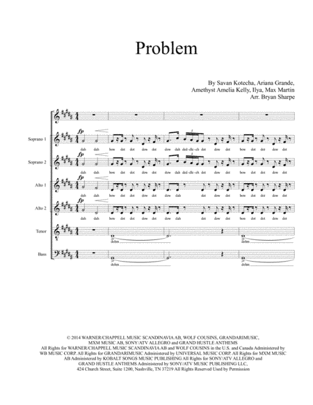 Problem (arr. Bryan Sharpe)