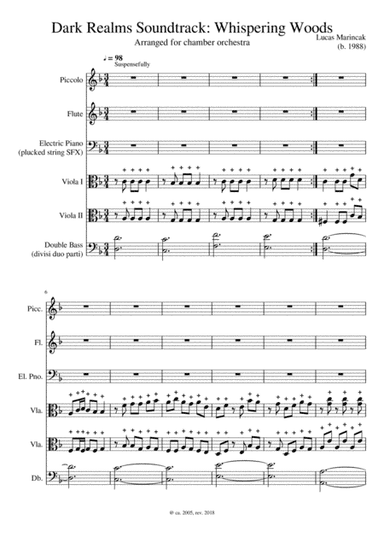 Dark Realms soundtrack: Whispering Woods (chamber)
