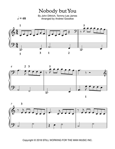 Nobody But You (arr. Andrew Goodloe)
