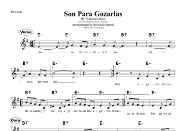 Son Para Gozarlas (arr. Bernardo Bernal Hidalgo)