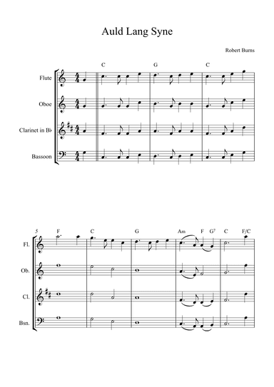 Auld Lang Syne (arr. Alex Nunes Rodrigues)