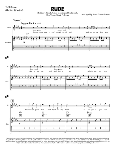 Rude (arr. Juan Gómez Torres)