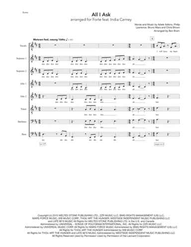 All I Ask (arr. Ben Bram)