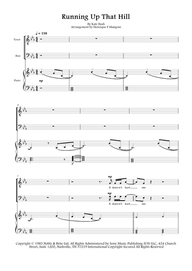 Running Up That Hill (arr. Henrique F Mangoni)