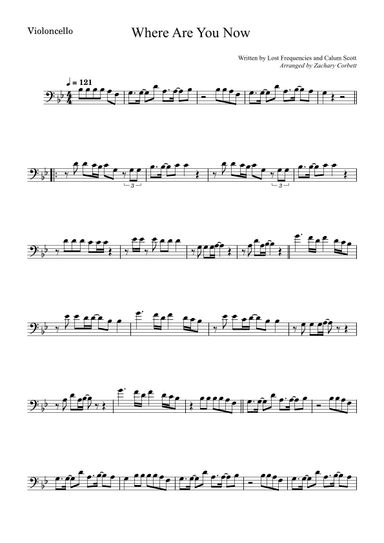 Where Are You Now (arr. Zachary Corbett)