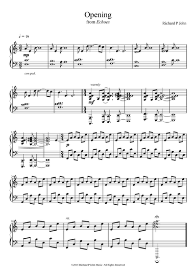 Opening (from Echoes)