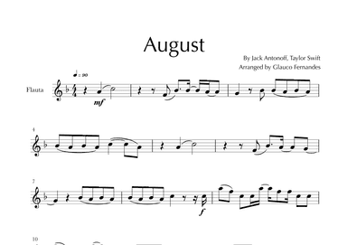 August (arr. Glauco Fernandes)