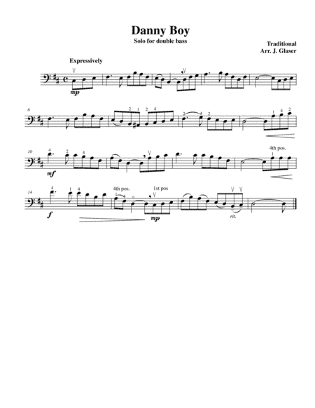 Danny Boy (arr. Jeremy Glaser)