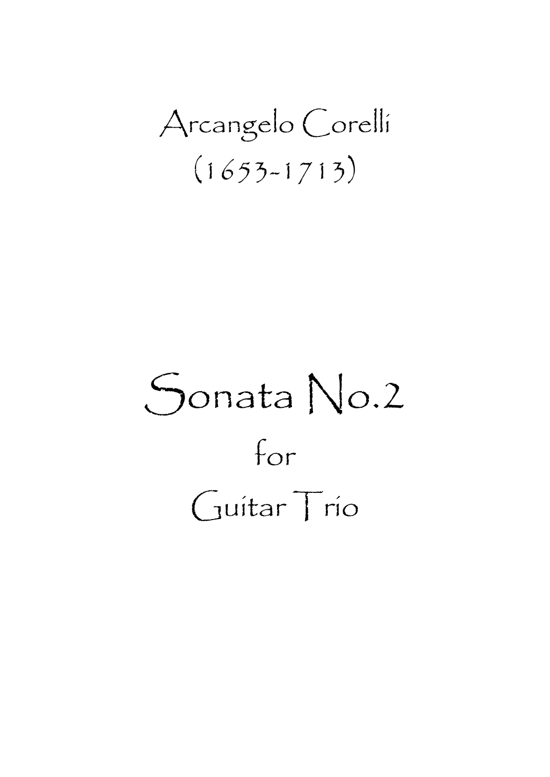 Sonata No.2 (arr. Spence Bundy)