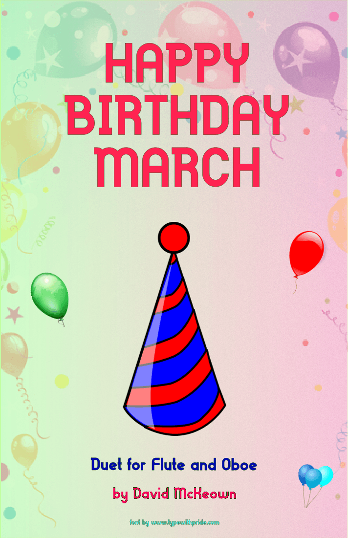 Happy Birthday March, for Flute and Oboe Duet (arr. David McKeown)