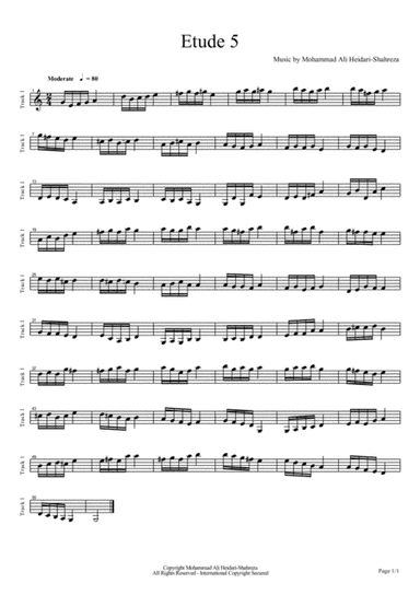 Etude 5