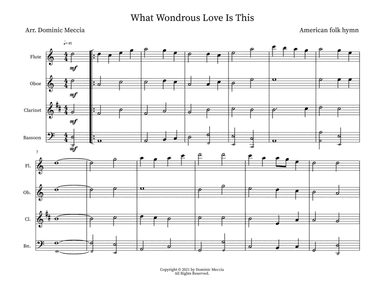 What Wondrous Love Is This (arr. Dominic Meccia)