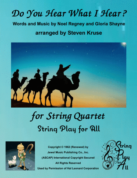 Do You Hear What I Hear (arr. Steven Kruse)
