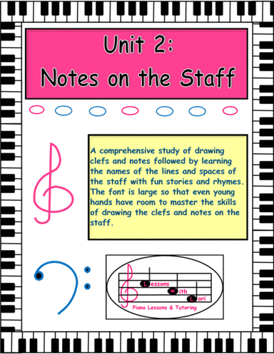 The Grand Staff Note Names Unit 2