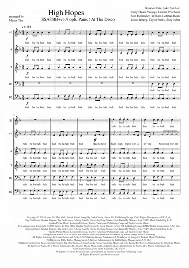 High Hopes (arr. Mister Tim)