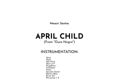 April Child (arr. Jireh J.)