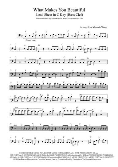 What Makes You Beautiful (arr. Miranda Wong)