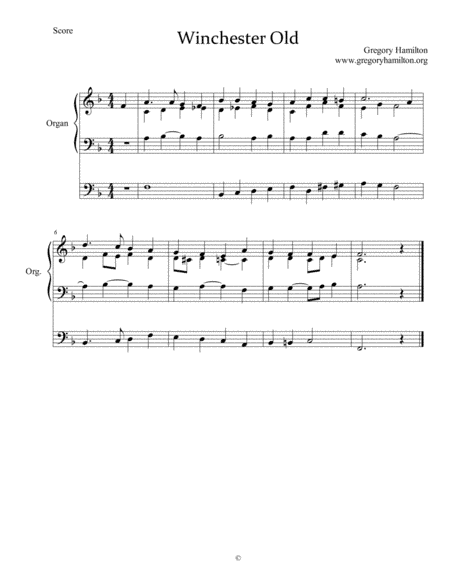 Winchester Old - While Shepherds Watched Their Flocks by Night - Alternative Harmonization