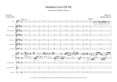 The Greatest Love Of All (arr. David Lartey)
