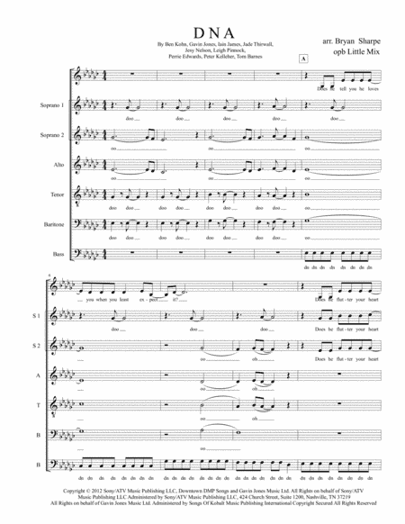 Dna (arr. Bryan Sharpe)