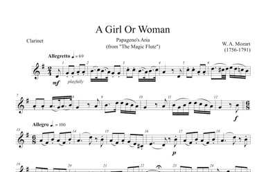 Papageno's Aria (From The Magic Flute) (arr. P. R. Frederick)