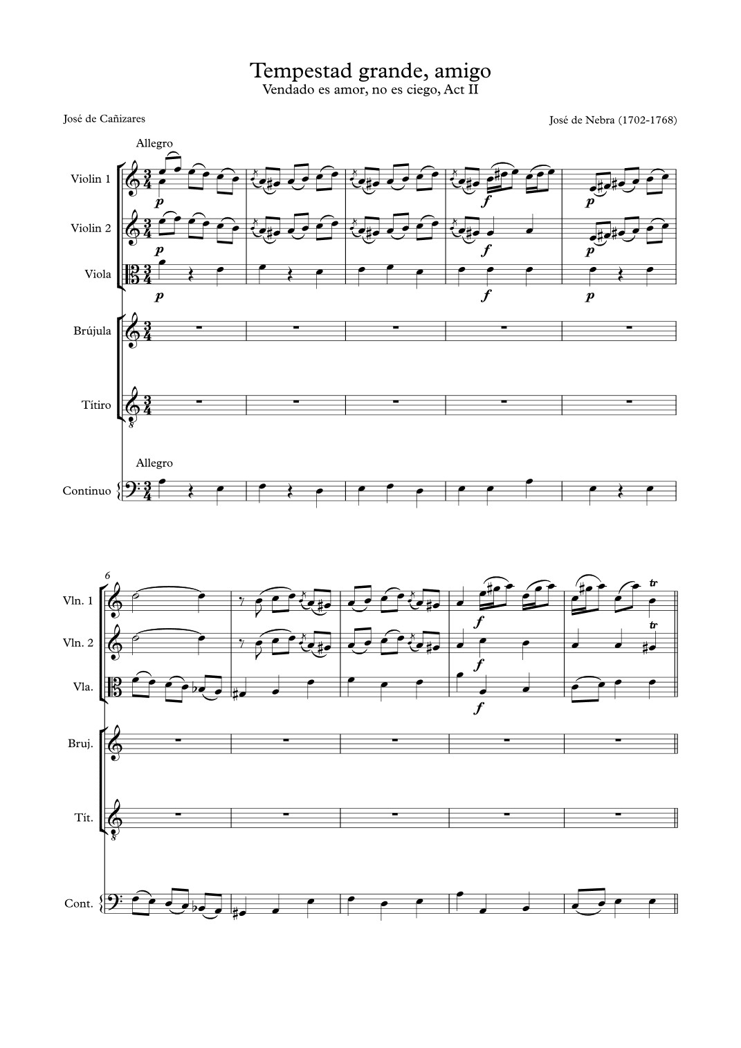 Tempestad Grande Amigo - Vendado es amor, no es ciego (arr. Arturo Escorza)