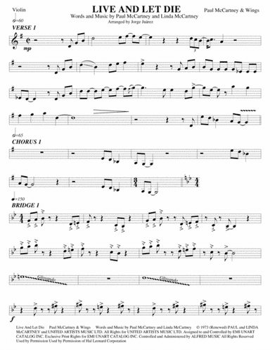 Live And Let Die (arr. Jorge Juárez)