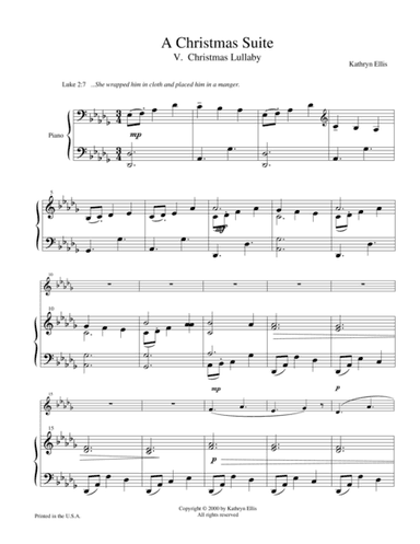 V. Christmas Lullaby
