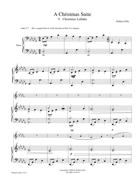 V. Christmas Lullaby