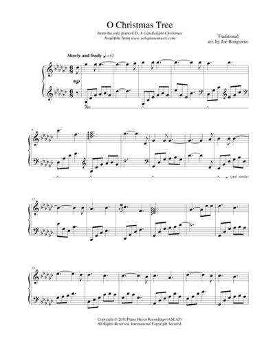 O Christmas Tree , Tannenbaum - traditional Christmas by Joe Bongiorno (arr. Joe Bongiorno)
