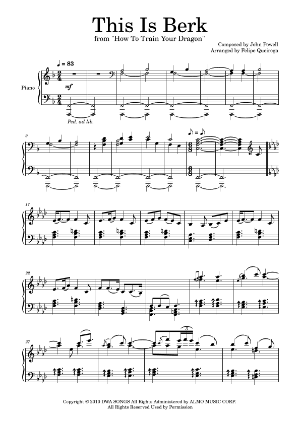 This Is Berk (arr. Felipe Queiroga)