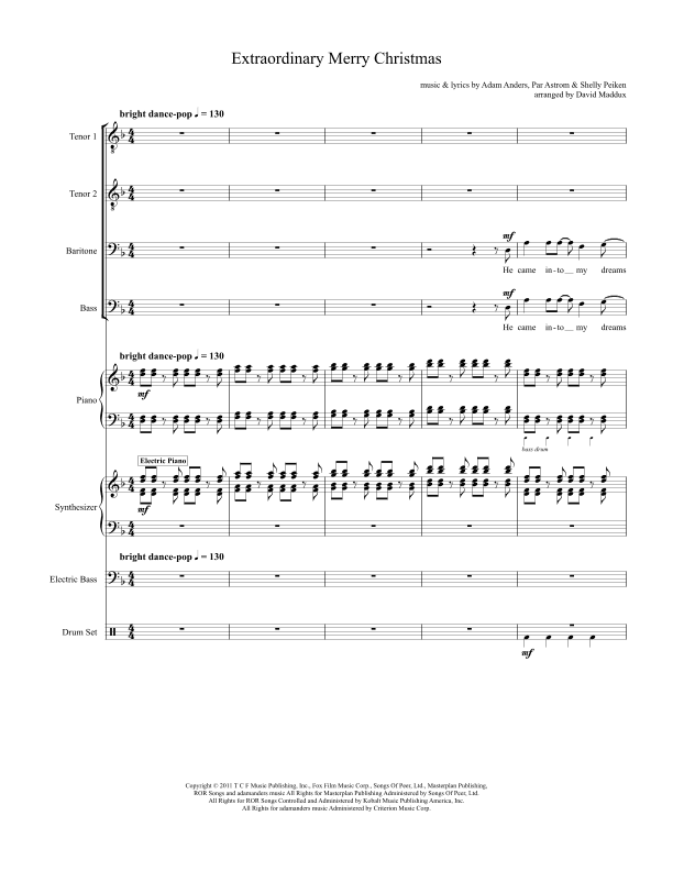 Extraordinary Merry Christmas (arr. David Maddux)