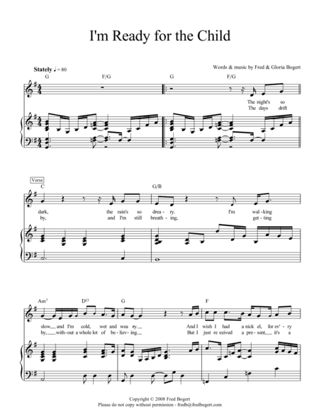 I'm Ready for the Child