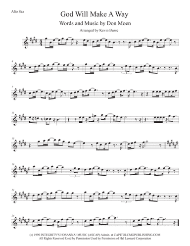 God Will Make A Way (arr. Kevin Busse)