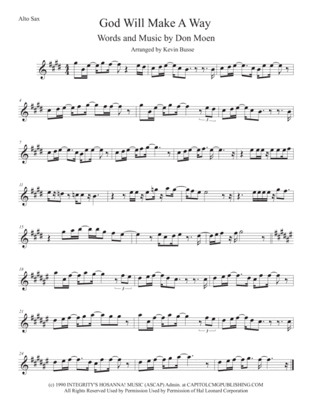 God Will Make A Way (arr. Kevin Busse)