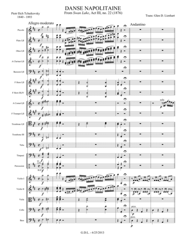 Danse Napolitaine from Swan Lake (arr. Glen D. Lienhart)