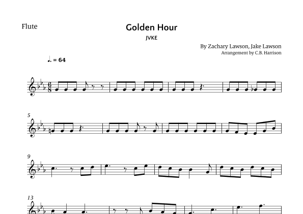 Golden Hour (arr. C. B. Harrison)