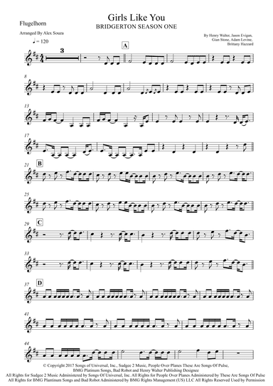 Girls Like You (arr. Alex Souza)
