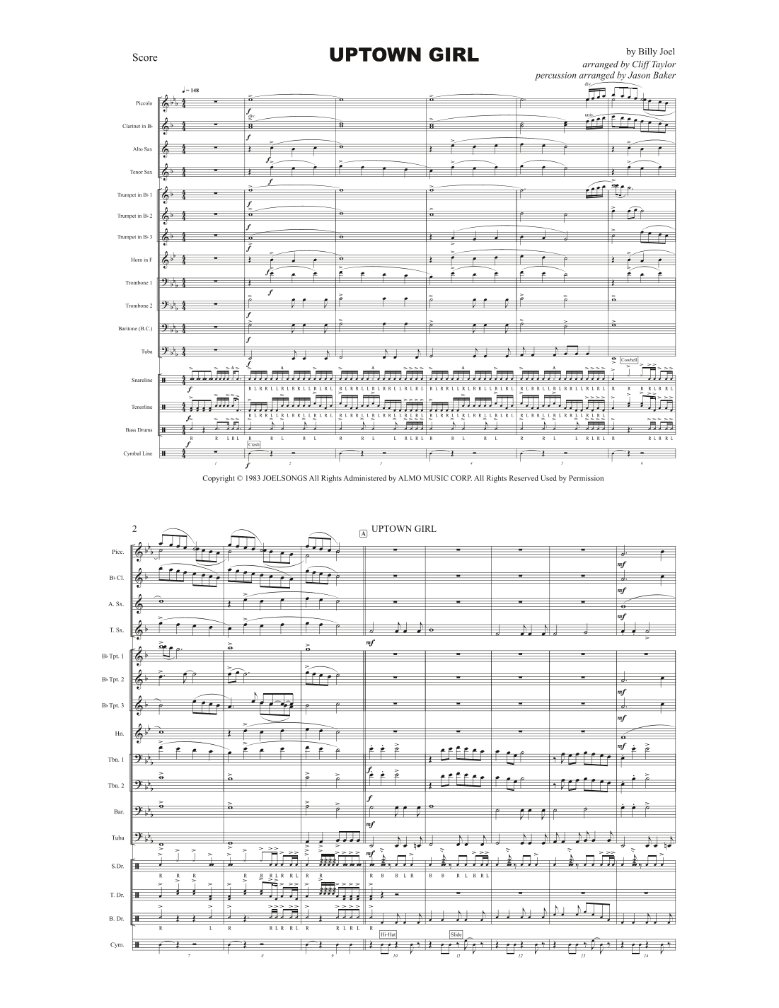 Uptown Girl (arr. Clifton Taylor & Jason Baker)